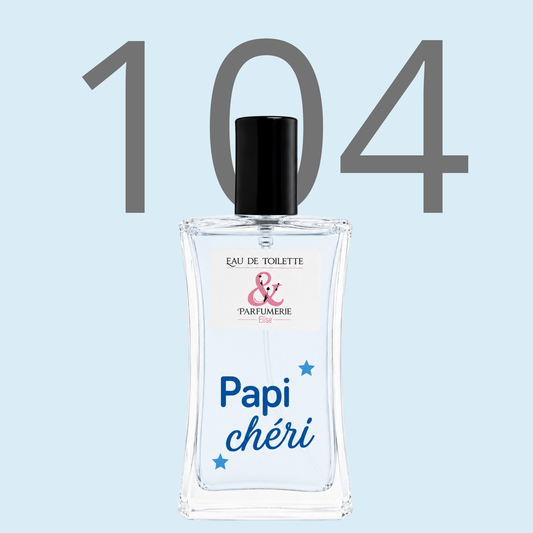 PE N 104 - Générique de 212 sexy men pour homme personnalisé "Papi chéri"