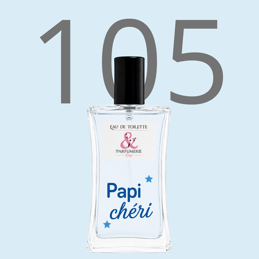 PE N 105 - Générique de 212 men pour homme personnalisé "Papi chéri"