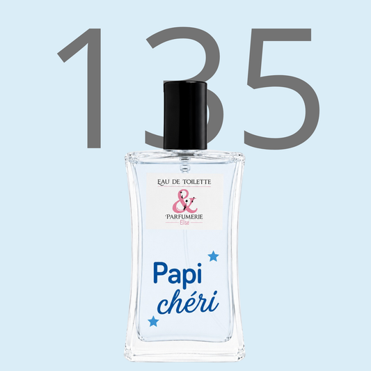 PE N 135 - Générique de Boss Bottle pour homme personnalisé "Papi chéri"