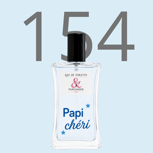 PE N 154 - Générique de L'eau rochas pour homme personnalisé Papi chéri