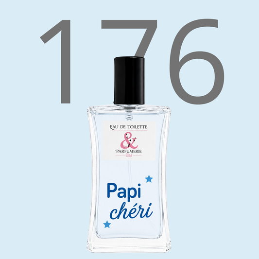 PE N 176 - Générique de Bleu pour homme personnalisé "Papi chéri"