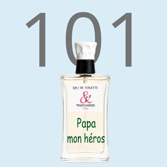 PE N 101 - Générique de Burberry homme pour homme personnalisé "Papa mon héros"