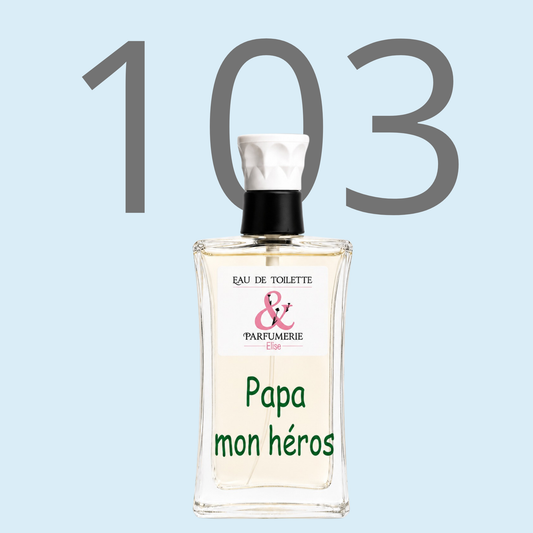 PE N 103 - Générique de Bad boy pour homme personnalisé "Papa mon héros"