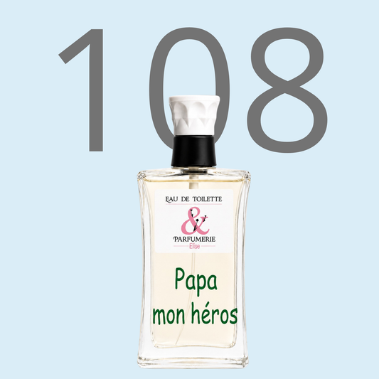 PE N 108 - Générique de Allure sport pour homme personnalisé "Papa mon héros"