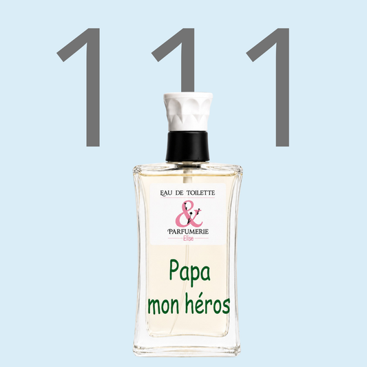 PE N 111 - Générique de Euphoria men pour homme personnalisé "Papa mon héros"