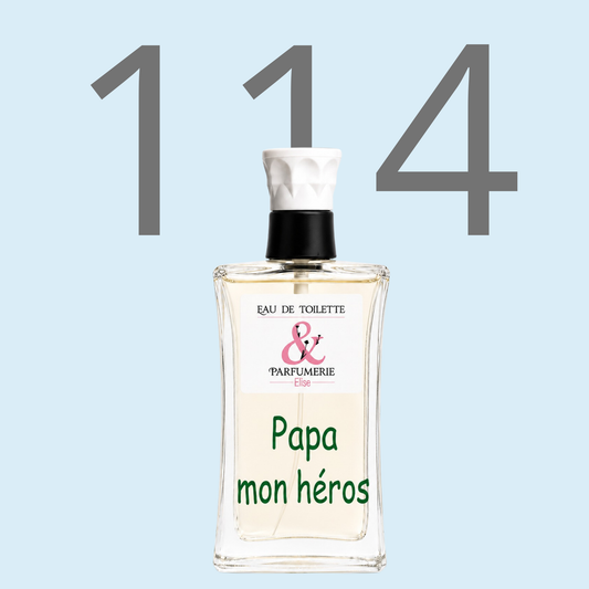 PE N 114 - Générique de Dior homme sport pour homme personnalisé "Papa mon héros"