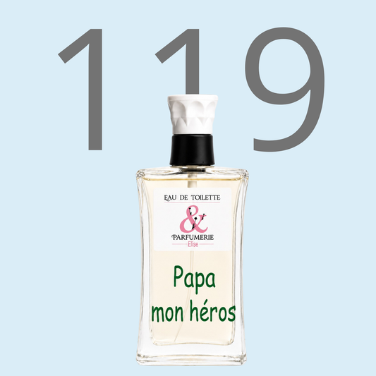 PE N 119 - Générique de Fuel for life pour homme personnalisé "Papa mon héros"