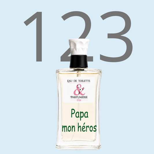 PE N 123 - Générique de The one pour homme personnalisé "Papa mon héros"