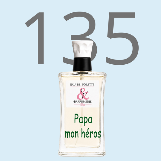 PE N 135 - Générique de Boss Bottle pour homme personnalisé "Papa mon héros"