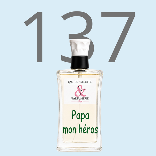 PE N 137 - Générique de Hugo pour homme personnalisé "Papa mon héros"