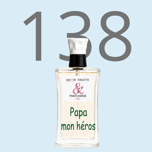 PE N 138 - Générique de Boss orange pour homme personnalisé "Papa mon héros"