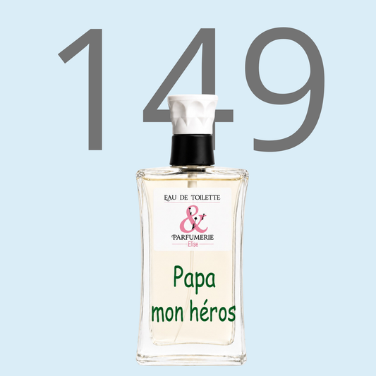 PE N 149 - Générique de Pure XS pour homme personnalisé "Papa mon héros"