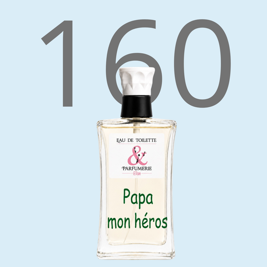 PE N 160 - Générique de Eros pour homme personnalisé "Papa mon héros"