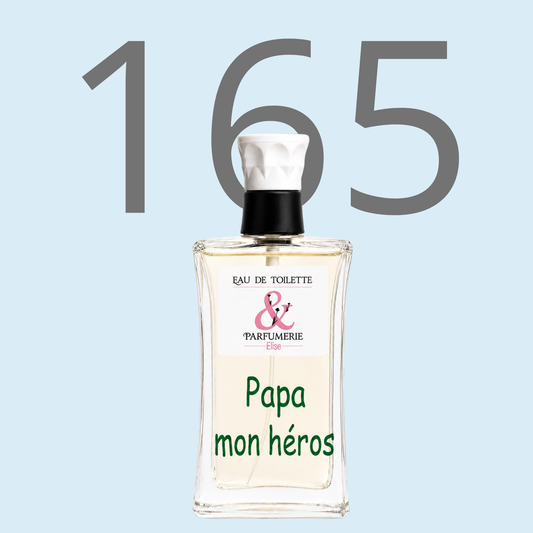 PE N 165 - Générique de Scandal pour homme personnalisé "Papa mon héros"