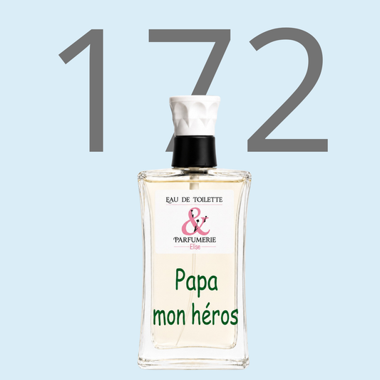 PE N 172 - Générique de Him pour homme personnalisé "Papa mon héros"