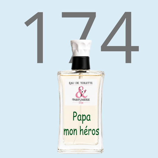 PE N 174 - Générique de Terre pour homme personnalisé "Papa mon héros"