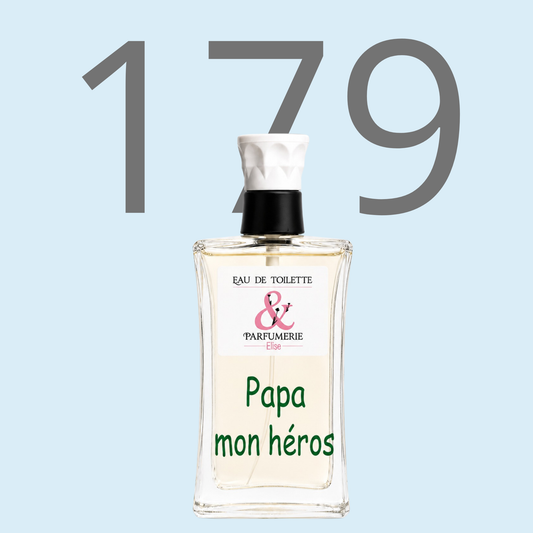 PE N 179 - Générique de Invictus pour homme personnalisé "Papa mon héros"