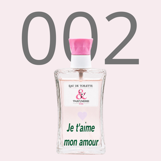 PE N 2 - Générique de Gucci Flora Georgous Jasmine personnalisé "Je t'aime mon amour"