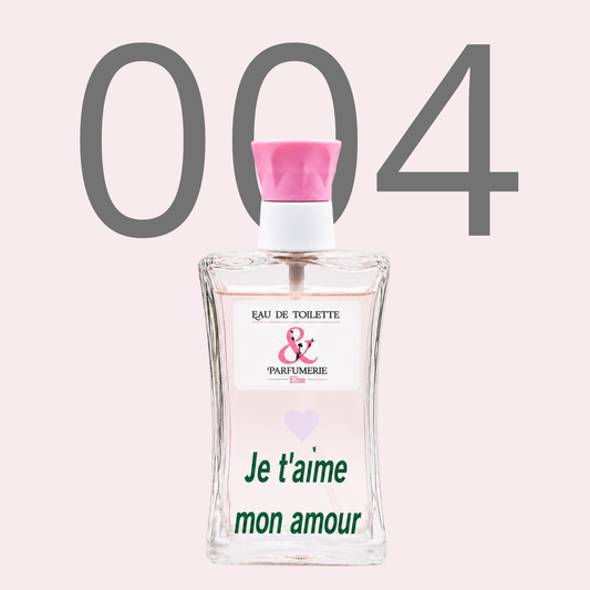 PE N 4 - Générique de Good girl pour femme personnalisé "Je t'aime mon amour"