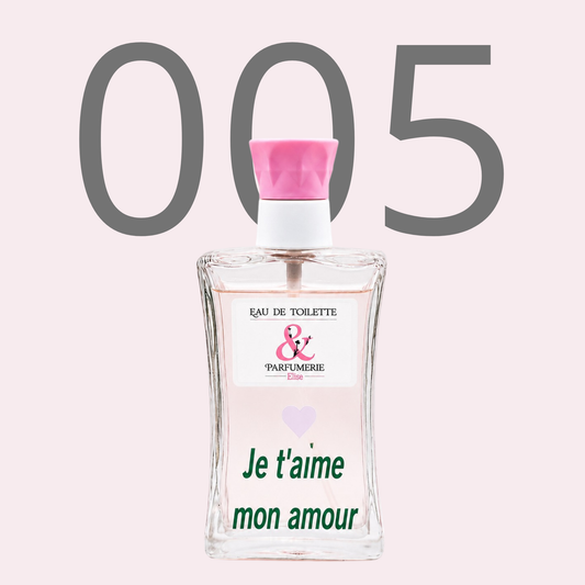PE N 5 - Générique de 212 sexy personnalisé "Je t'aime mon amour"