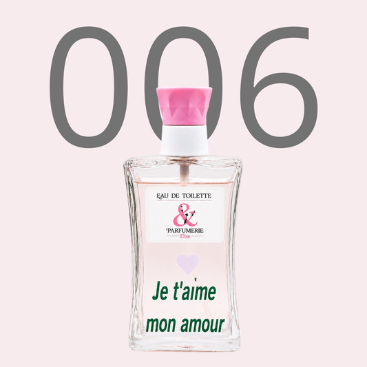 PE N 6 - Générique de Pure musc personnalisé "Je t'aime mon amour"