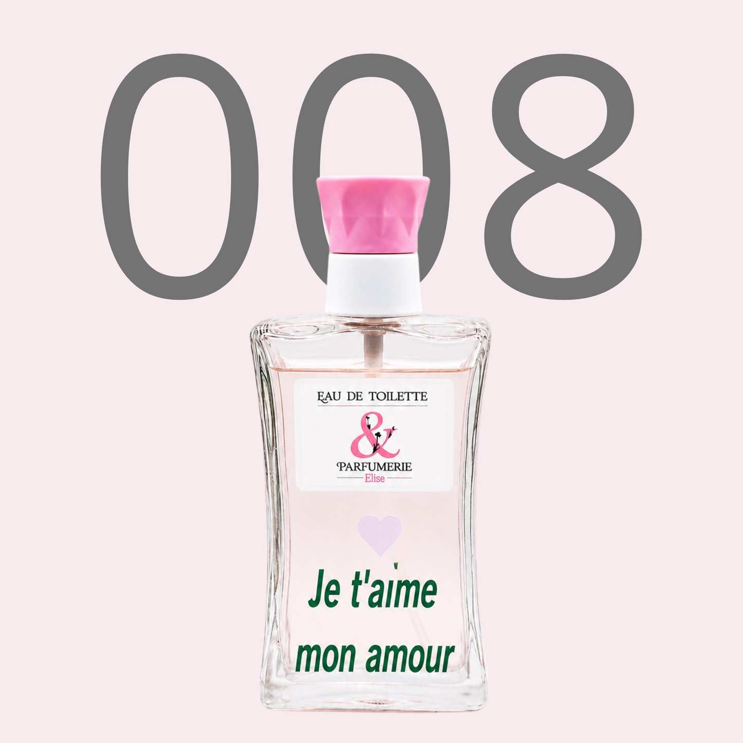 PE N 8 - Générique de Amor Amor kiss personnalisé "Je t'aime mon amour"