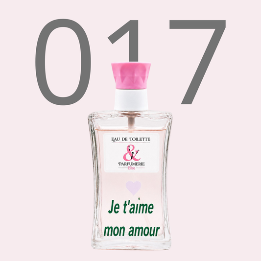 PE N 17 - Générique de Coco pour femme personnalisé "Je t'aime mon amour"