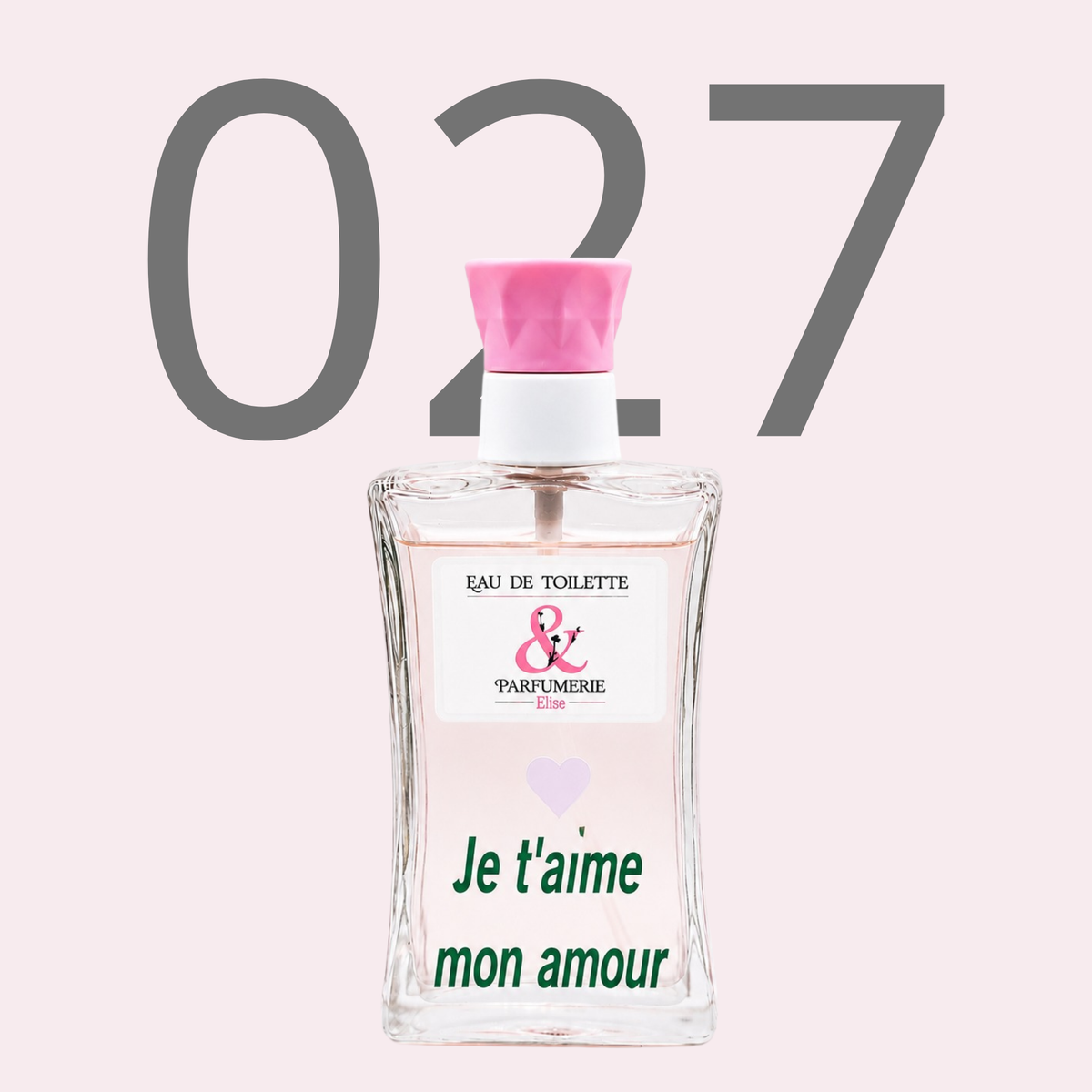 PE N 27 - Générique de Joy personnalisé "Je t'aime mon amour"