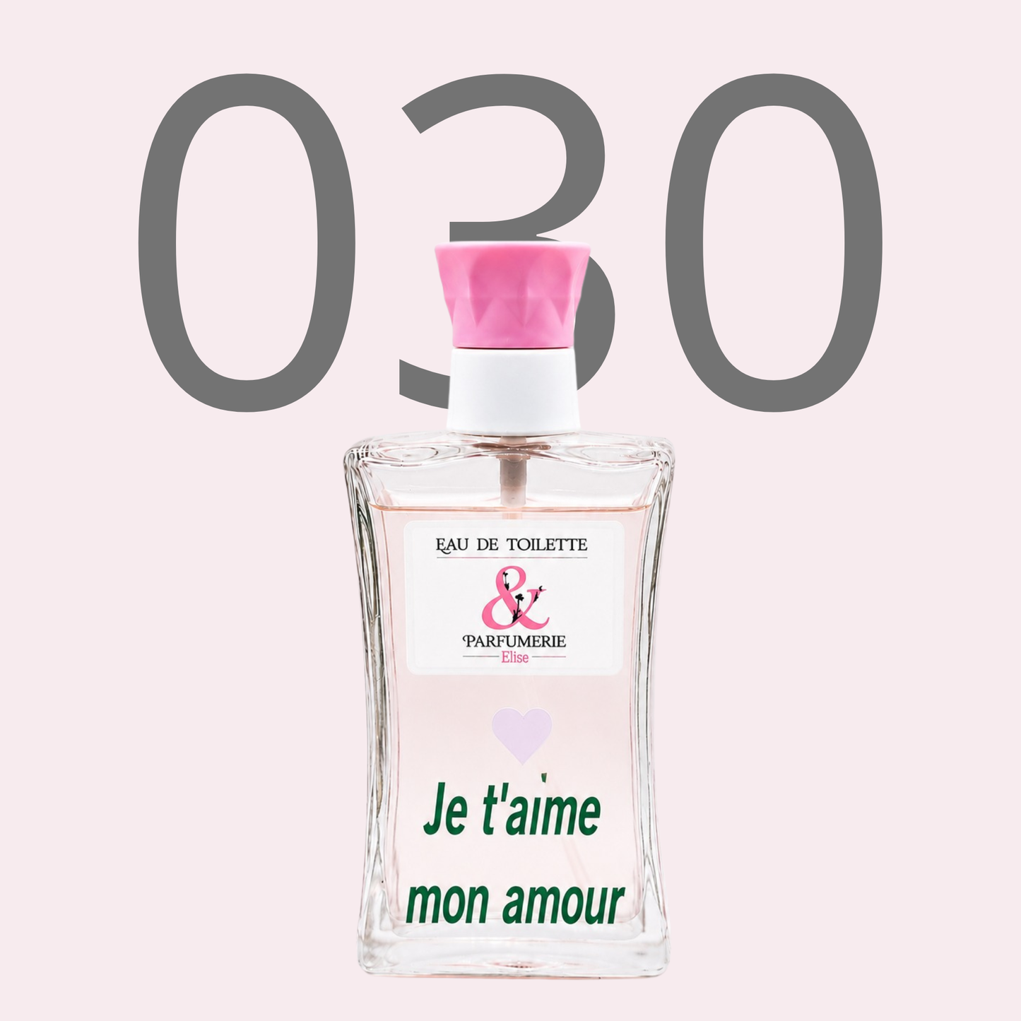PE N 30 - Générique de Hypnotic poison pour femme personnalisé "Je t'aime mon amour"
