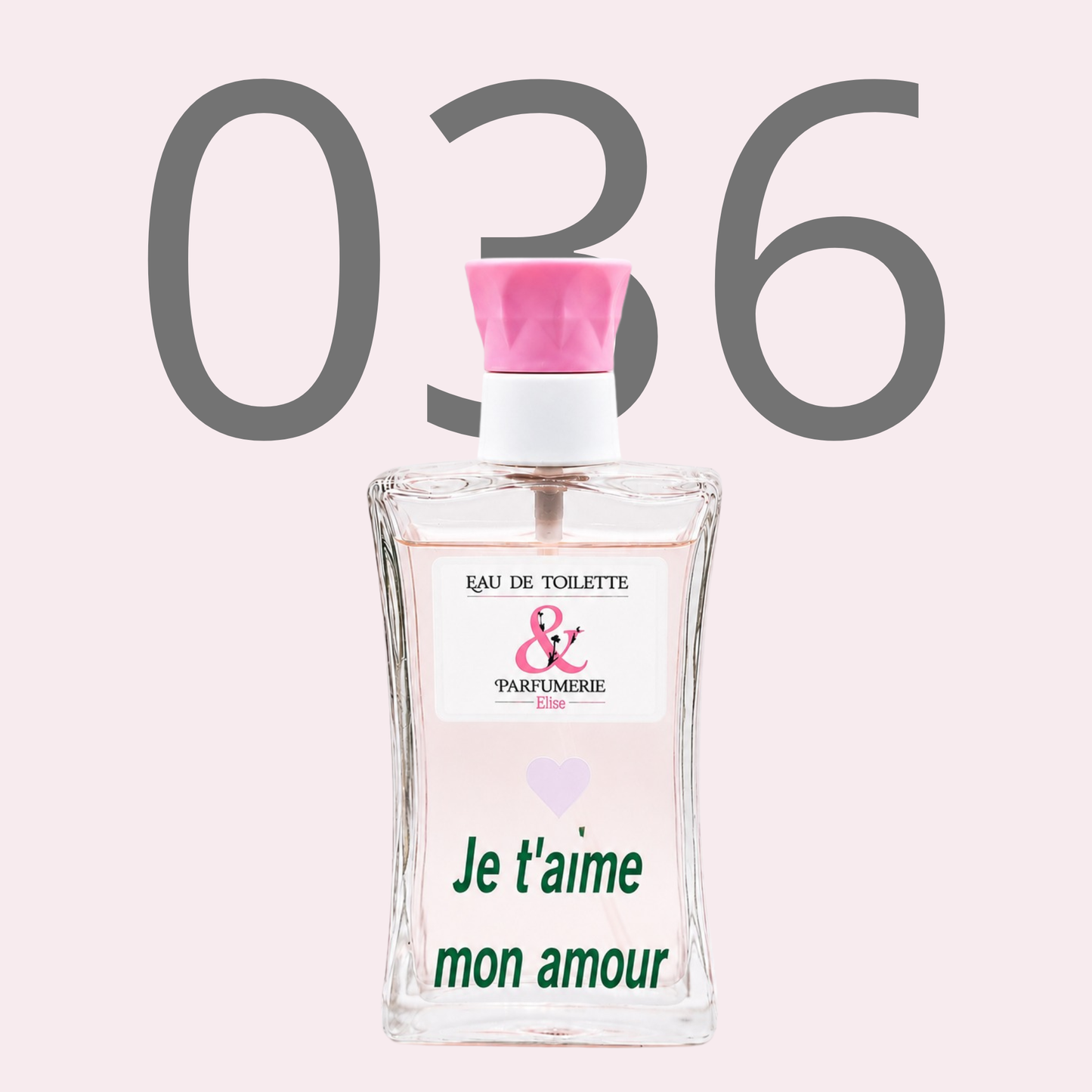PE N 36 - Générique de Dolce personnalisé Je t'aime mon amour*
