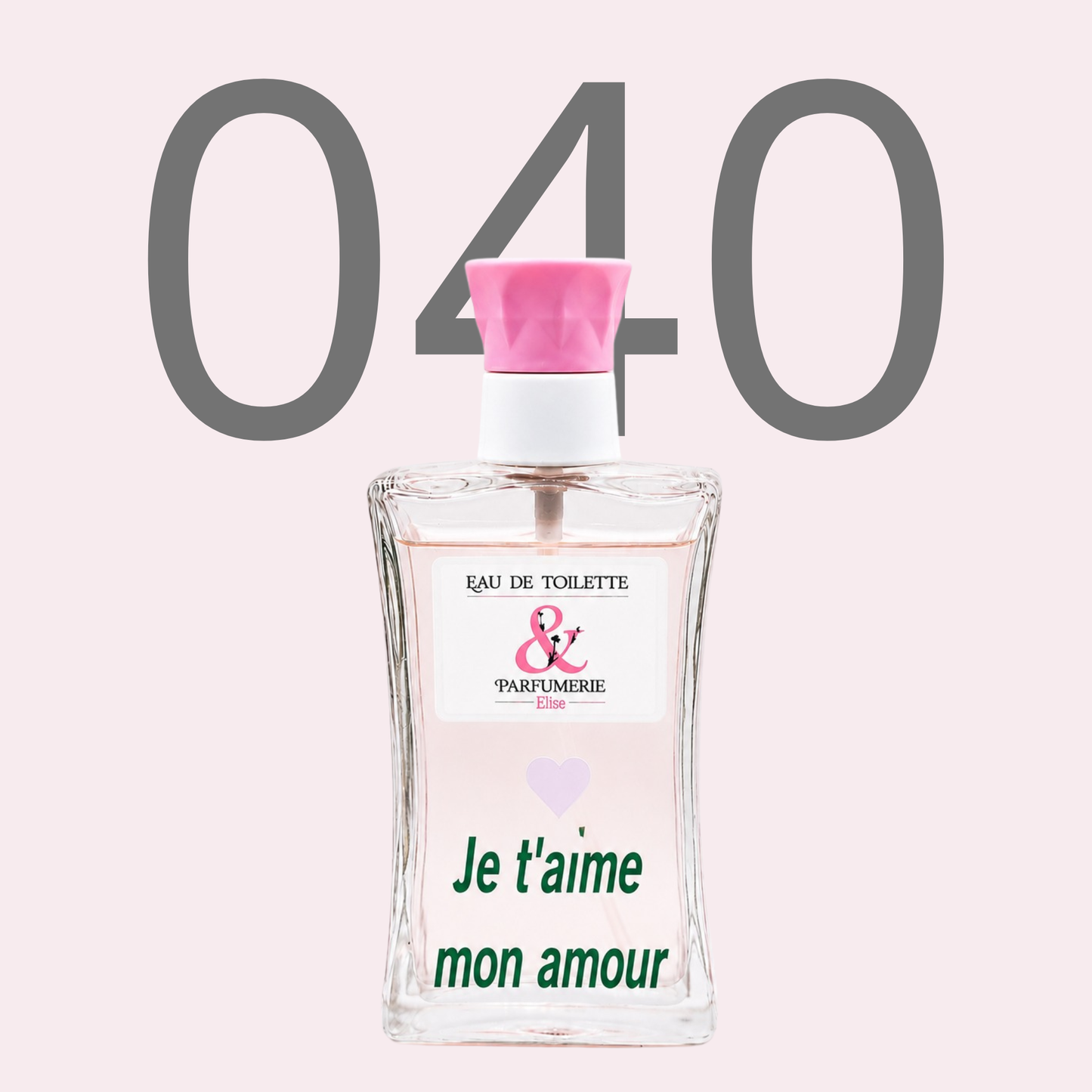 PE N 40 - Générique de Ricci pour femme personnalisé Je t'aime mon amour