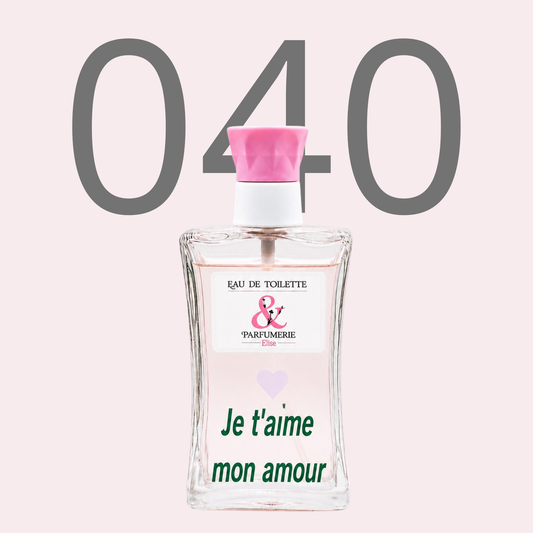 PE N 40 - Générique de Ricci pour femme personnalisé Je t'aime mon amour