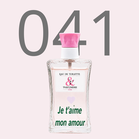 PE N 41 - Générique de Gucci Flora Georgous Gardenia personnalisé "Je t'aime mon amour"