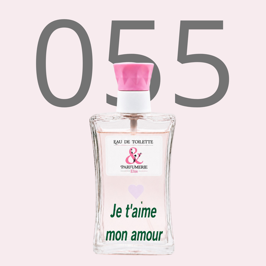PE N 55 - Générique de J'adore pour femme personnalisé "Je t'aime mon amour"