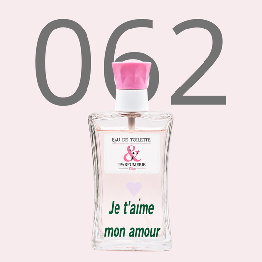 PE N 62 - Générique de Flower pour femme personnalisé "Je t'aime mon amour"
