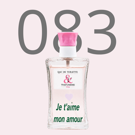 PE N 83 - Générique de Divine pour femme personnalisé "Je t'aime mon amour"