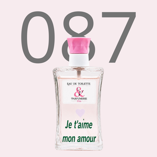 PE N 87 - Générique de Black XS pour femme personnalisé Je t'aime mon amour