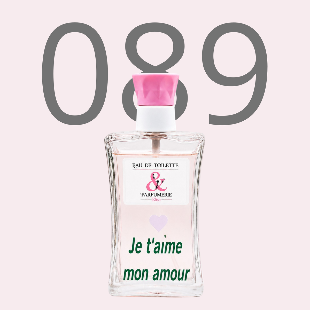 PE N 89 - Générique de Ultraviolet personnalisé "Je t'aime mon amour"