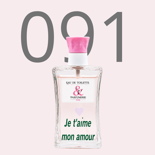 PE N 91 - Générique de Girl Rochas personnalisé "Je t'aime mon amour"