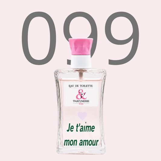 PE N 99 - Générique de La petite robe noire pour femme personnalisé "Je t'aime mon amour"