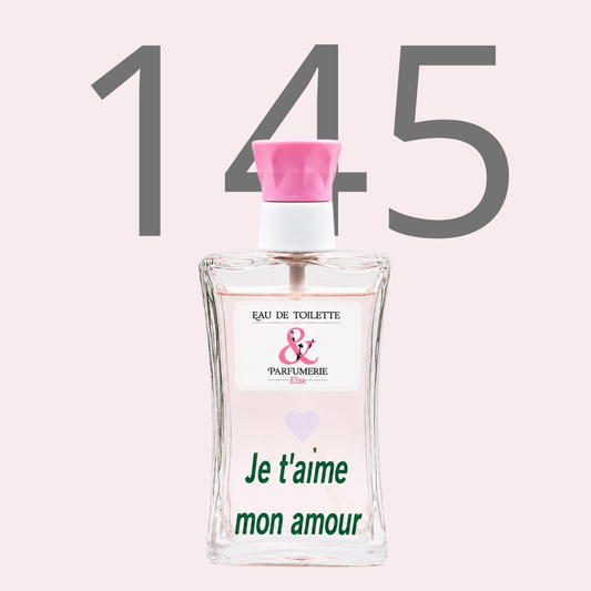 PE N 145 - Générique de Lady million pour femme personnalisé "Je t'aime mon amour"