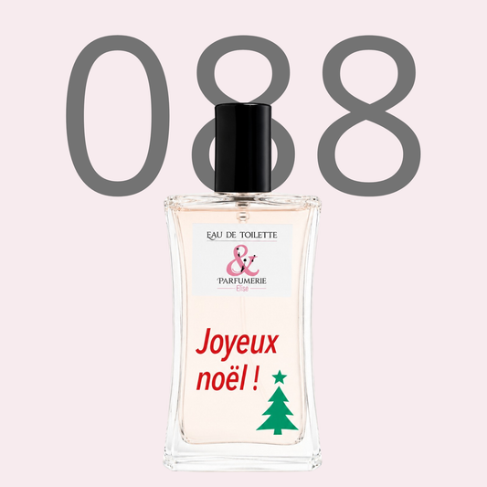 PE N 88 - Générique de Eau de Rochas pour femme personnalisé Joyeux Noel
