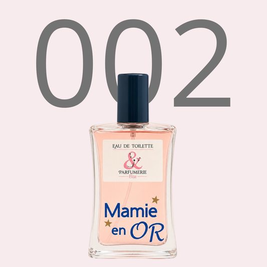 PE N 2 - Générique de Gucci Flora Georgous Jasmine personnalisé "Mamie en or"