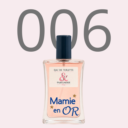 PE N 6 - Générique de Pure musc personnalisé Mamie en or