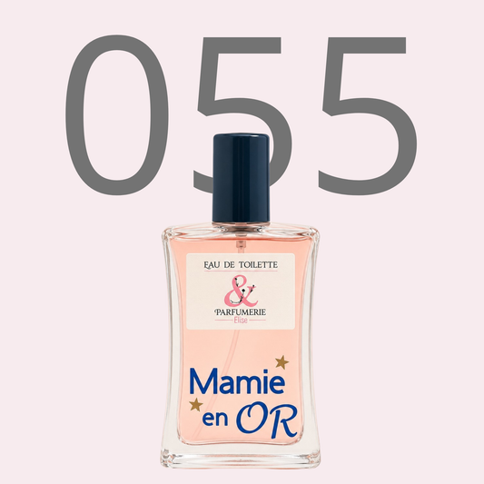 PE N 55 - Générique de J'adore pour femme personnalisé Mamie en or