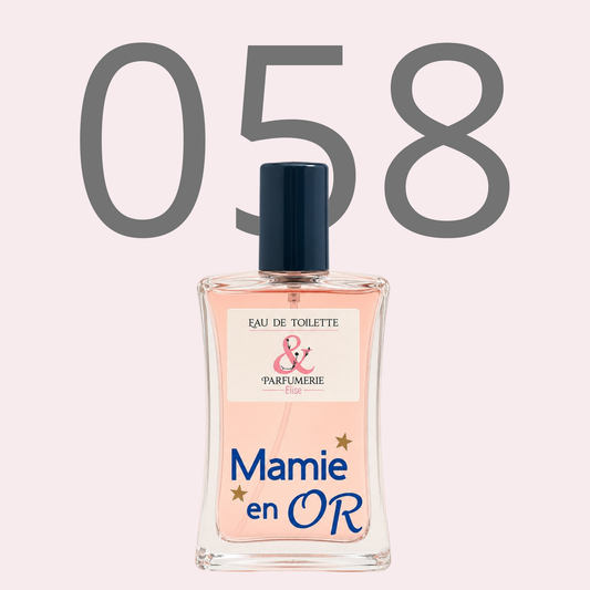 PE N 58 - Générique de Scandal pour femme personnalisé Mamie en or