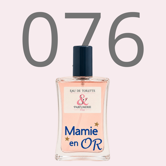 PE N 76 - Générique de N5 pour femme personnalisé Mamie en or