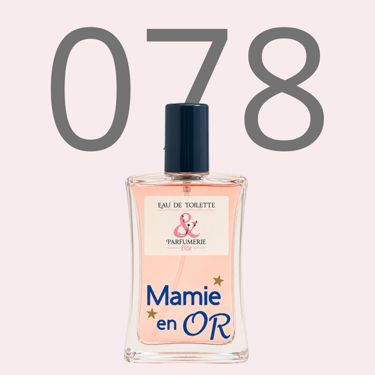 PE N 78 - Générique de Nina rouge personnalisé Mamie en or