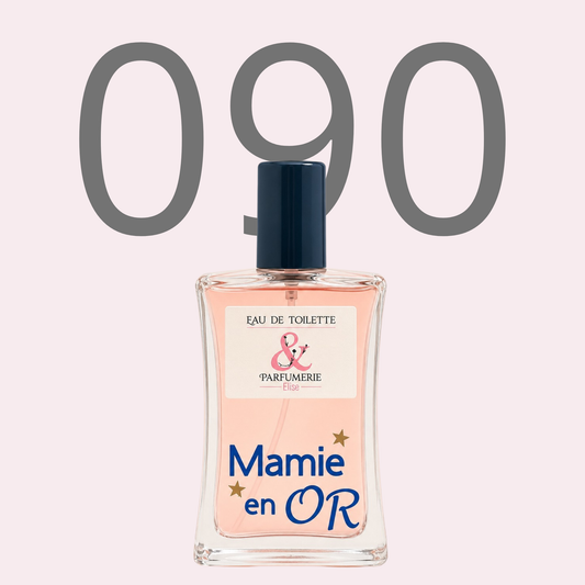PE N 90 - Générique de Bright crystal pour femme personnalisé Mamie en or