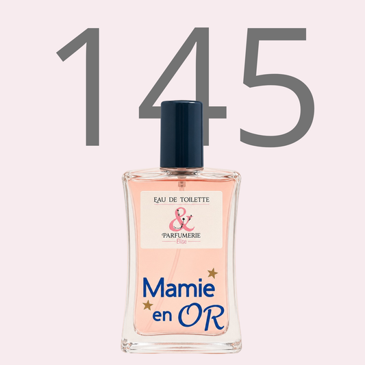 PE N 145 - Générique de Lady million pour femme personnalisé "Mamie en or"